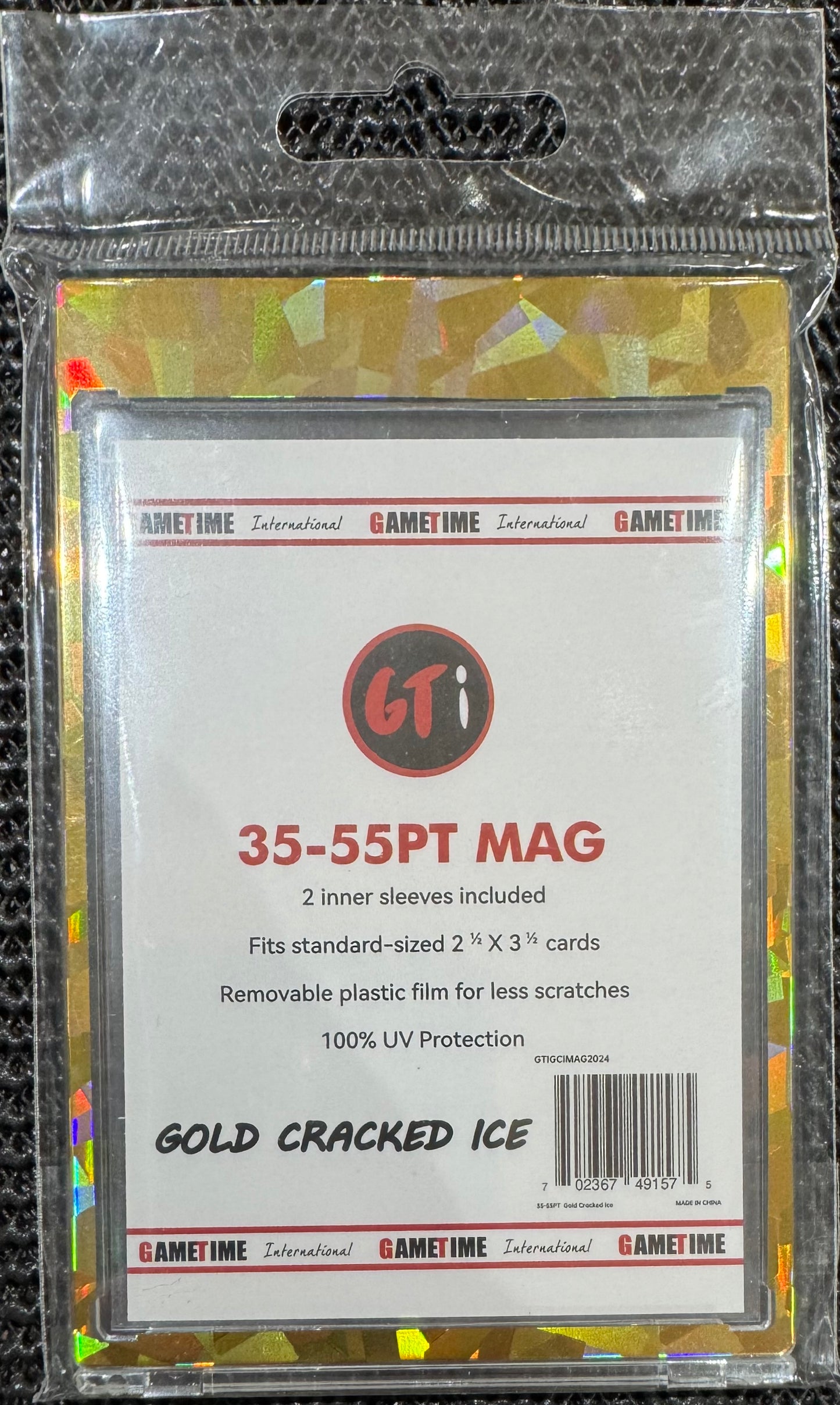 35-55pt Gold Cracked Ice Magnetic One Touch