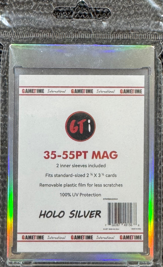 35-55pt Holo Silver Magnetic One Touch